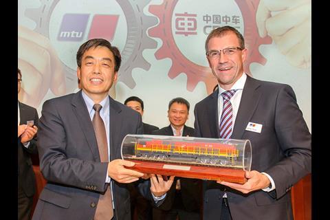 Rolls-Royce Power Systems and China Railway Rolling Stock Corp have signed a strategic partnership agreement.